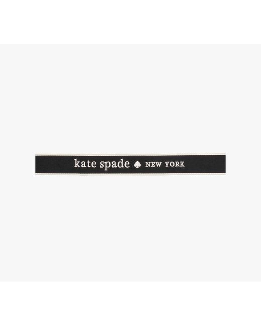 Kate Spade Outlet Blue Kate Spade Logo Webbing Bag Strap