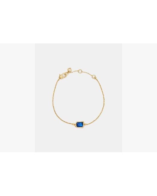 Kate Spade White Molten Glass Solitaire Bracelet