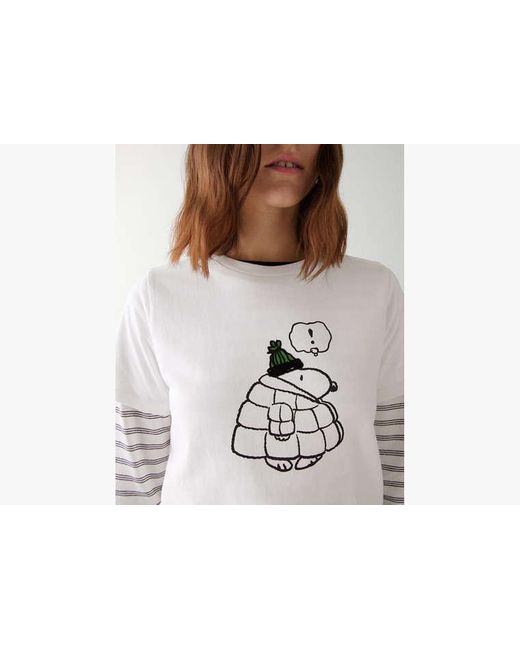 Kate Spade Black Snoopy Tee