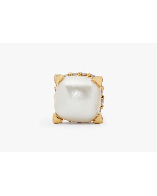 Kate Spade Metallic Little Luxuries 6mm Square Studs