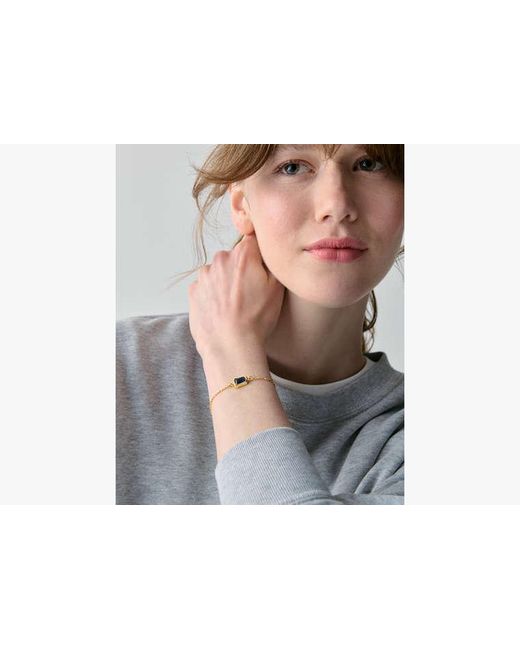 Kate Spade White Molten Glass Solitaire Bracelet