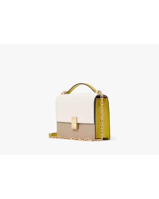 Kate Spade Black Deco Color-Blocked Chain Shoulder Bag, Tigers Eye