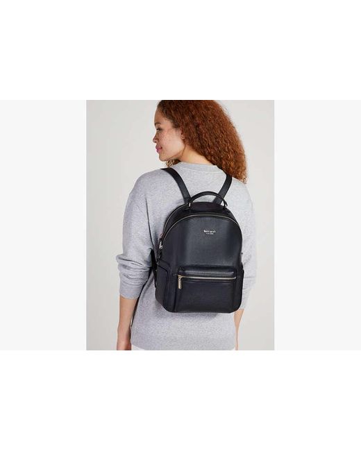 Kate Spade Black Hudson Large Backpack