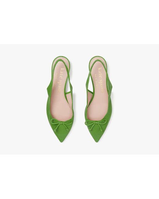Kate Spade Green Veronica Flats
