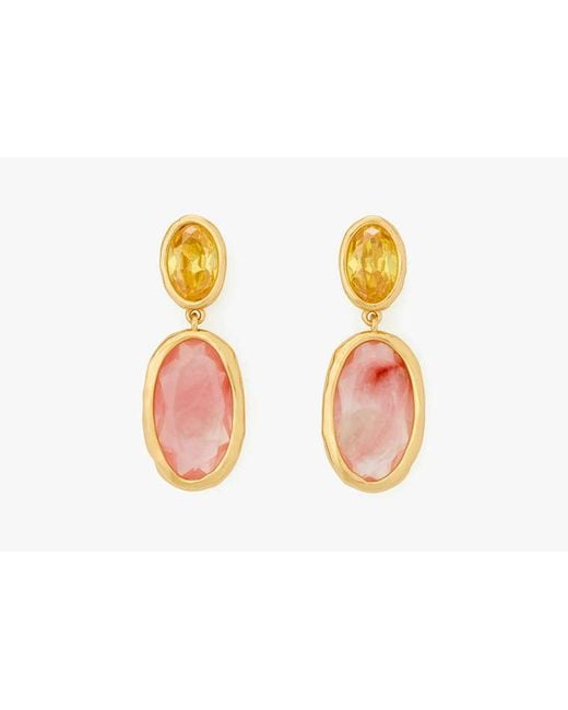 Kate Spade Black High Shine Double Drop Earring