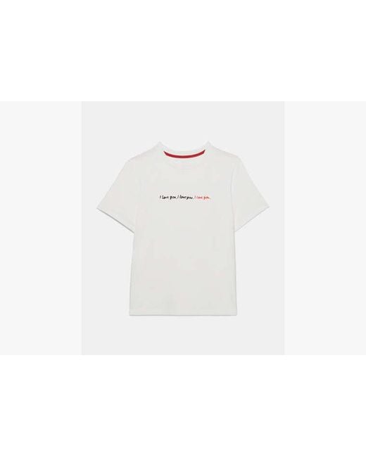 Kate Spade White I Love You Tee