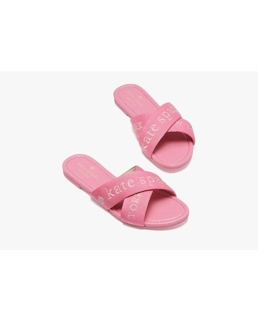 Kate Spade Black Piper Slide