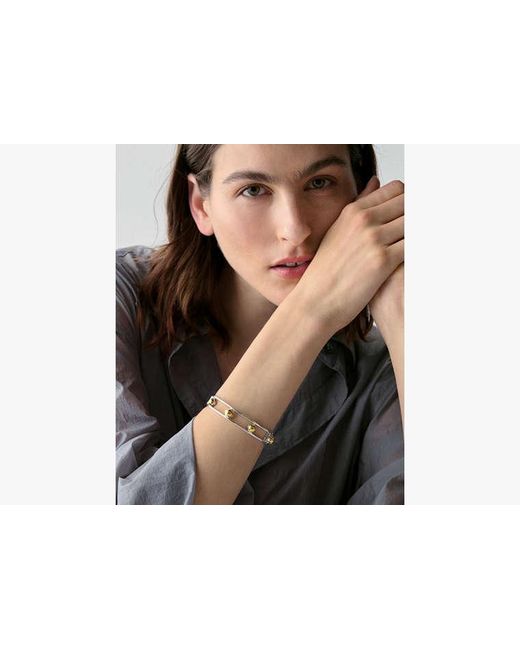 Kate Spade White Sculpted Spade Cut Out Bangle
