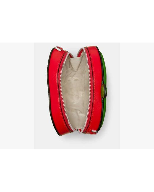 Kate Spade Red Hello Kitty X Ksny 3d Strawberry Mini Crossbody Bag