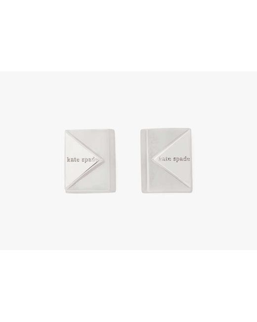 Kate Spade White Deco Studs