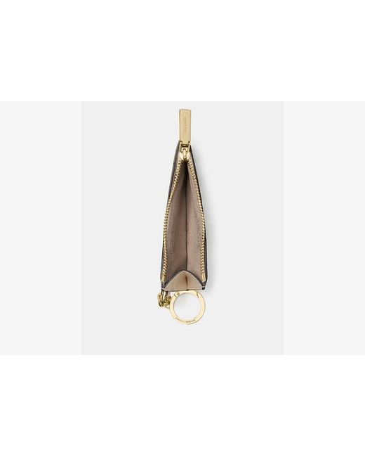 Kate Spade Natural Kate Spade Spade Flower Key Ring Card Holder