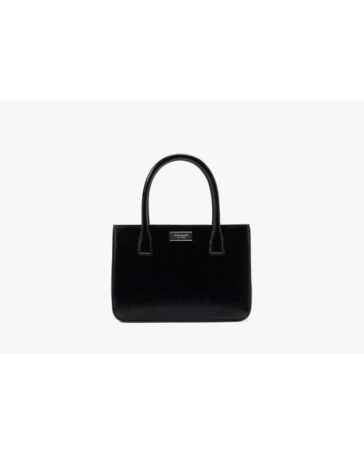 Kate Spade Black Sam Icon Square Tote