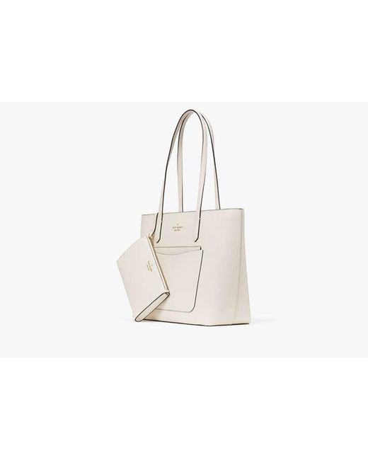 Kate Spade Natural Staci Large Tote Set