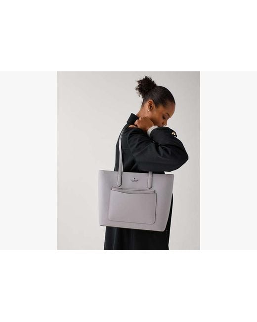 Kate Spade Black Staci Large Tote Set