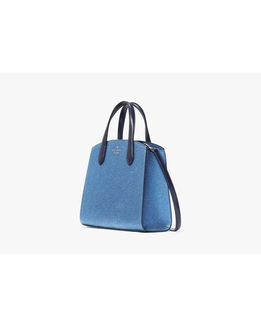Kate Spade Blue Glitter Tinsel Satchel