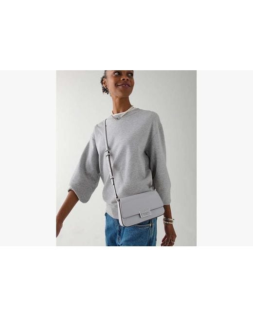 Kate Spade Black Reegan Patent Mini Flap Crossbody