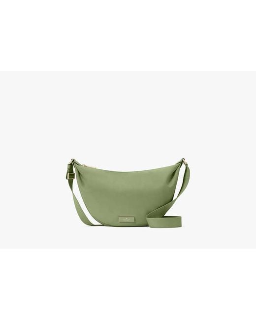 Kate Spade Green Carter Nylon Medium Sling Bag