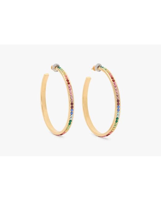 Kate Spade Black Ring It Up Hoops,Color