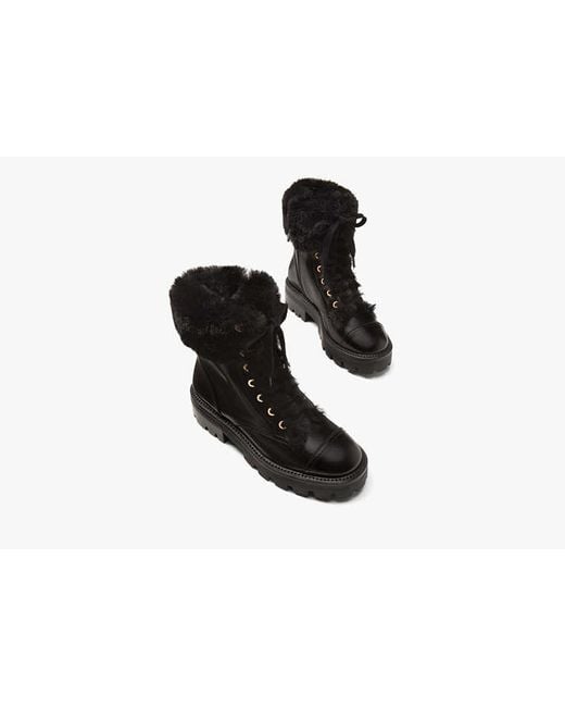 Kate Spade Black Merritt Winter Booties