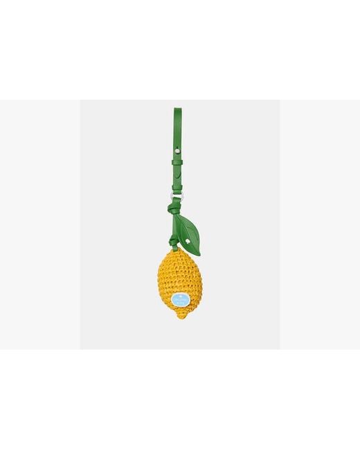 Kate Spade Multicolor Charmed Lemon Crochet Bag Charm