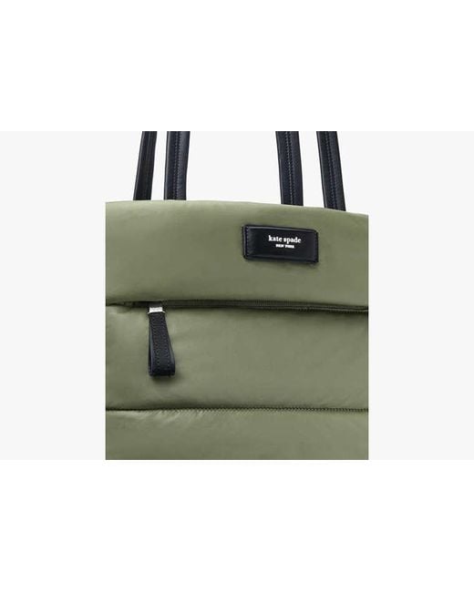 Kate Spade Green Puffed Small Tote