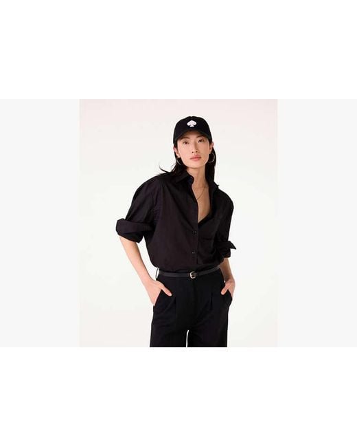 Kate Spade Black Patch Baseball Cap