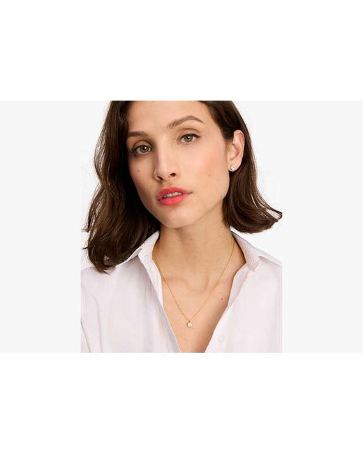 Kate Spade Metallic Little Luxuries 6mm Square Pendant