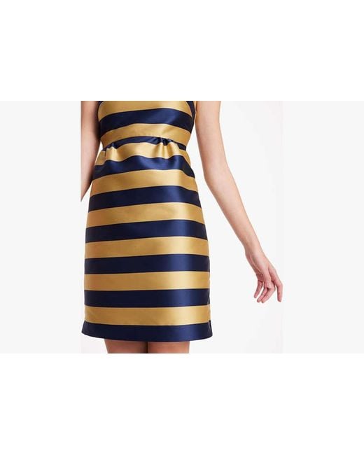 Kate Spade Black Awning Stripe Sheath Dress