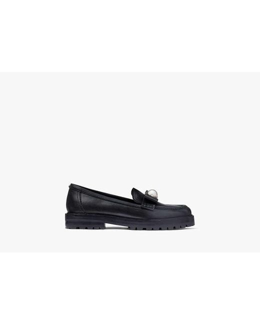 Kate Spade Black Prima Pearl Flats