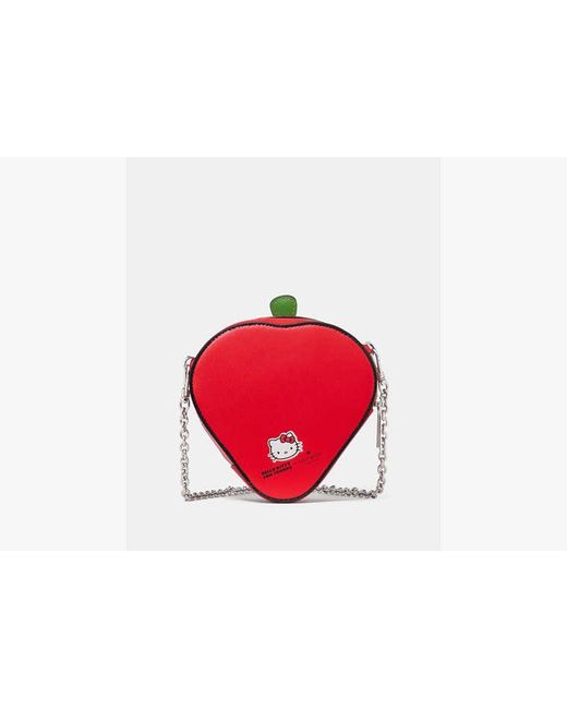 Kate Spade Red Hello Kitty X Ksny 3d Strawberry Mini Crossbody Bag