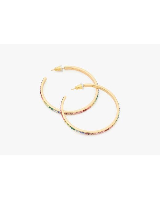 Kate Spade Black Ring It Up Hoops,Color