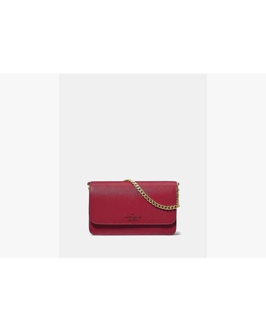 Kate Spade Red Madison Willow Mini Flap Crossbody