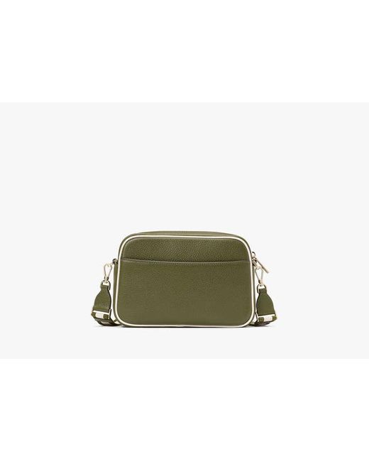 Kate Spade Green Emma Colorblock Pebbled Leather Large Crossbody, Enchanted