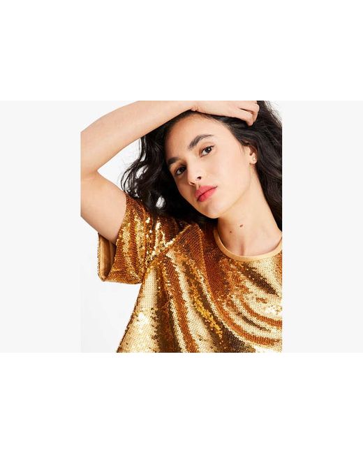Kate Spade Black Sequin Top
