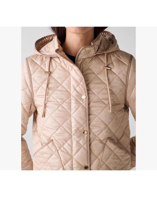 Kate Spade Outlet Natural Quilted Jacket