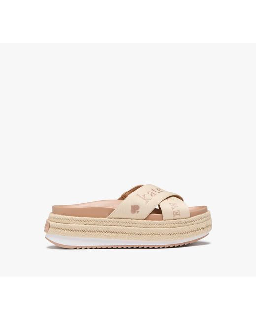 Kate Spade Outlet Black Piper Flatform Espadrilles