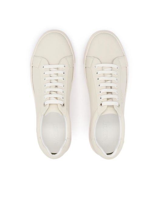 Kazar Naturleder Basic Sneakers in White für Herren