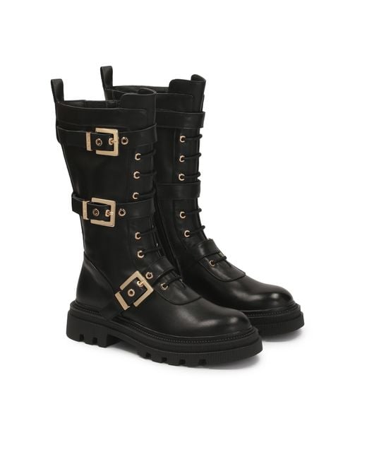 Kazar Black Stiefel Mit Hohem Schaft Und Fester Sohle