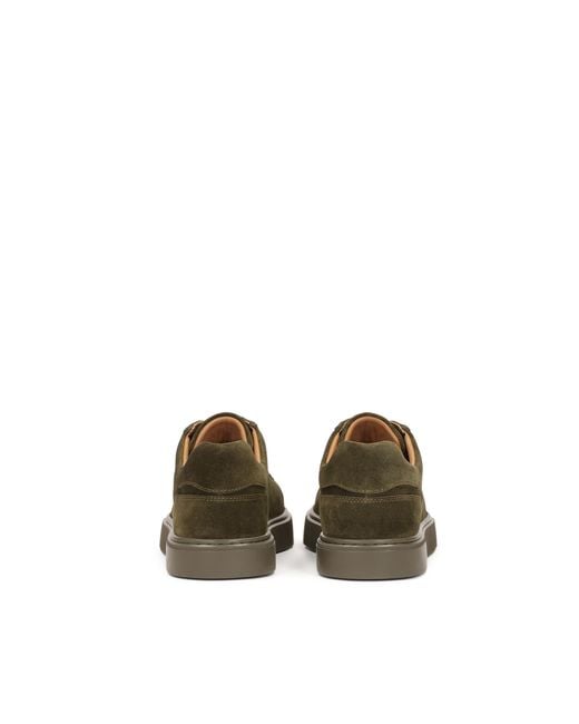 Baskets En Daim De Couleur Kazar pour homme en coloris Green