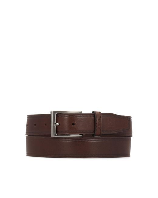 Cinturón Clásico De Cuero Kazar de hombre de color Brown