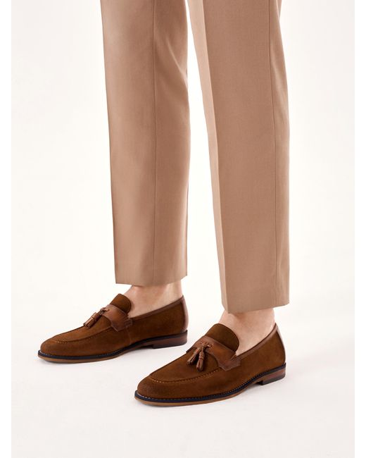 Mocassins En Cuir Pour Hommes, Décorés D&#039;Une Boucle Kazar pour homme en coloris Brown