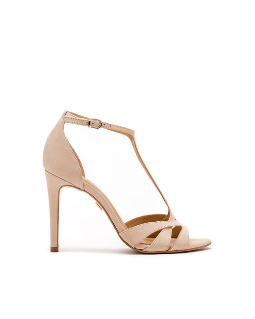 Kazar White Beigefarbene Damen-Sandalen