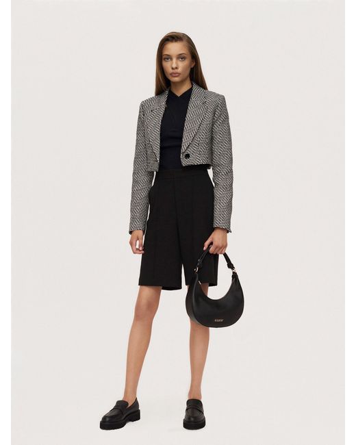 Kazar Black Freizeitschuhe Aus Leder Mit Dicker Sohle Zum Hineinschlüpfen