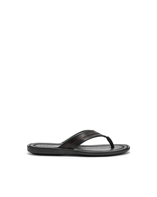 Kazar Schwarze Herren-Flip-Flops in White für Herren