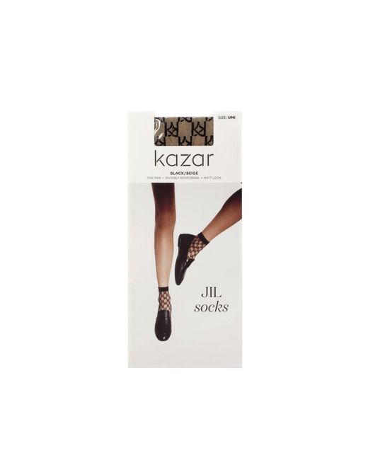 Medias Estampadas Kazar de color Natural