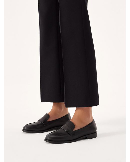Mocasines Negros De Estilo Minimalista Kazar de color White