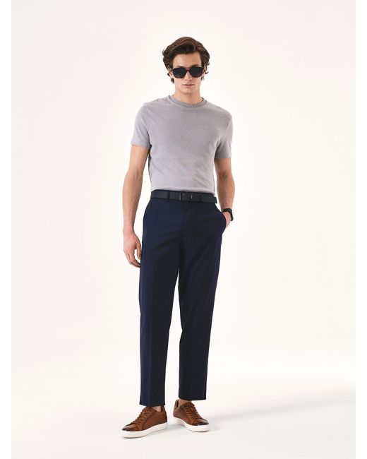 Cinturón De Caballero De Doble Cara En Piel Repujada Y Lisa Kazar de hombre de color Black