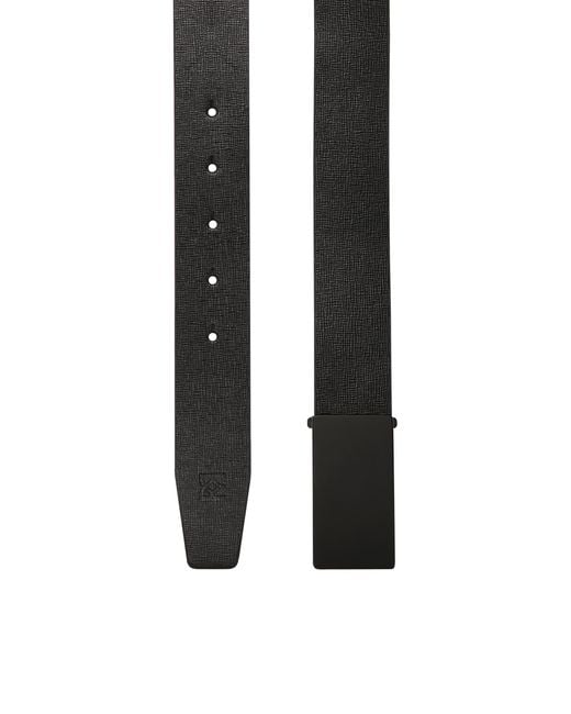 Cinturón Con Hebilla Negra Mate Kazar de hombre de color Black