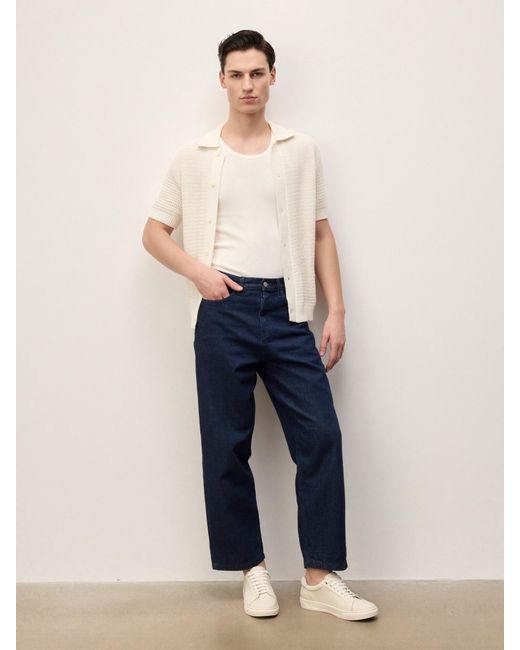 Kazar Naturleder Basic Sneakers in White für Herren