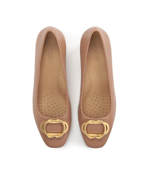 Kazar Pink Hellbraune Damenpumps